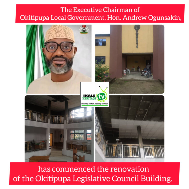 OKITIPUPA LG CHAIRMAN COMMENCES RENOVATION OF LEGISLATIVE COUNCIL BUILDING