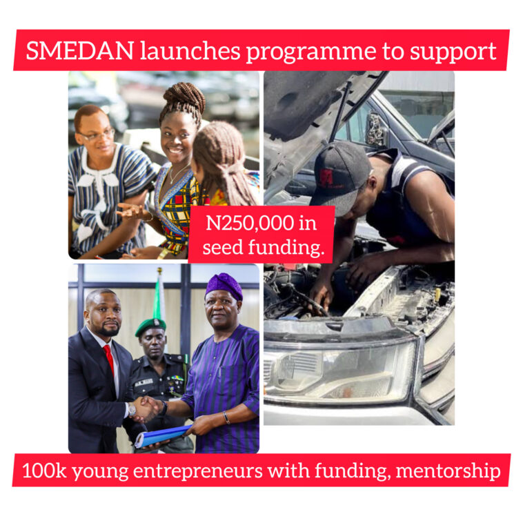 SMEDAN launches programme to support 100k young entrepreneurs with funding, mentorship