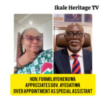 HON. FUNMILAYO NENUWA APPRECIATES GOV. AYEDATIWA OVER APPOINTMENT AS SPECIAL ASSISTANT 